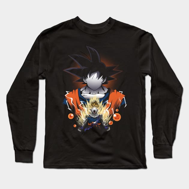 Saiyan Hero Long Sleeve T-Shirt by PanosStamo